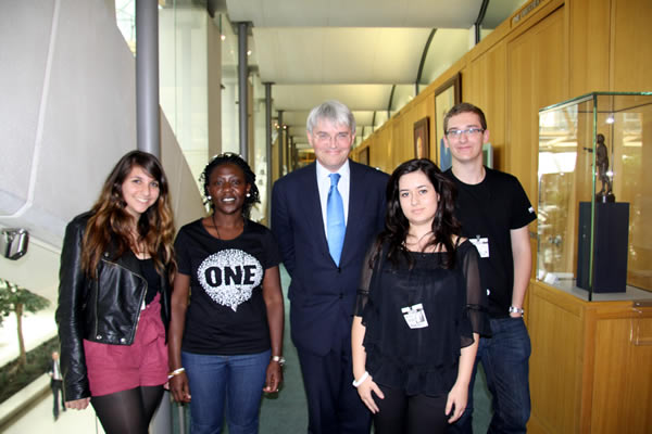 ONE students meet Andrew Mitchell MP